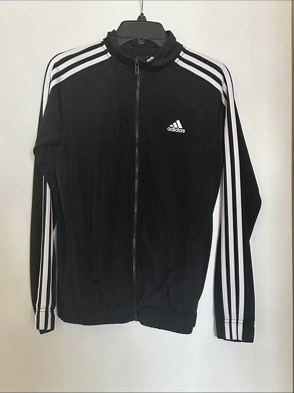Adidas Women’s Black Jacket with White Accents